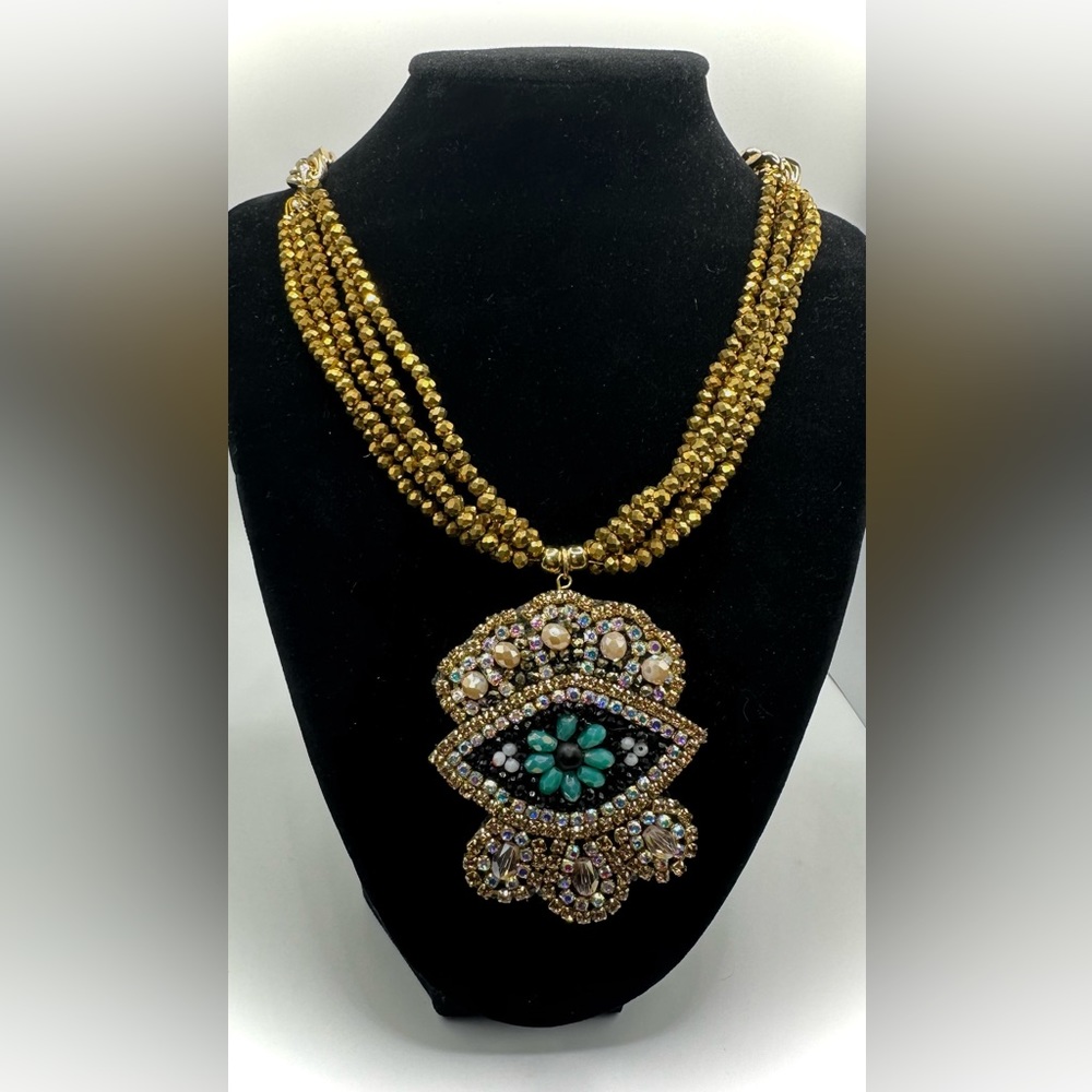 Custom handmade Evil Eye necklace